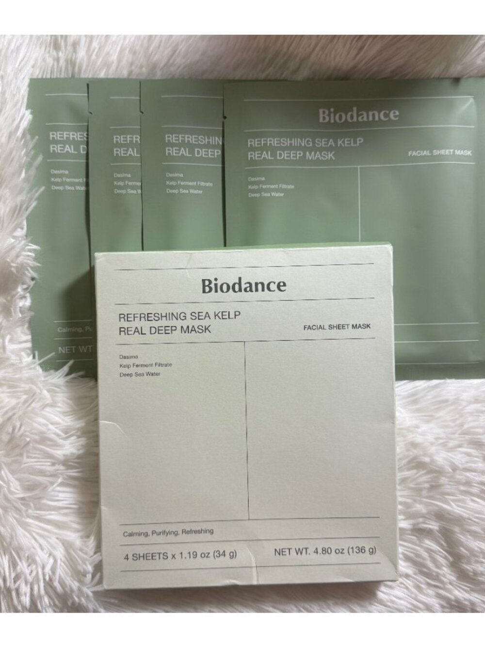 Biodance Refreshing Sea Kelp Real Deep Mask 4 Pack